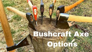 Bushcraft Axe Some Options Gransfors Bruks Kharkiv Stihl Basque Husqvarna Rinaldi RobinWood [upl. by Chari]