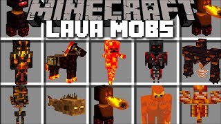 Minecraft LAVA MONSTERS MOD  FIGHT OFF LAVA CREATURES AND SURVIVE THE FURNACE Minecraft [upl. by Esdnyl]