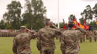 41st Field Artillery Brigade Change of Command Ceremony at Grafenwoehr [upl. by Ethelda161]