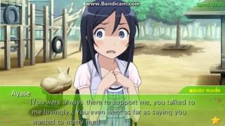 Ore no Imouto Portable Aragaki Ayase Bad End 1 [upl. by Horodko51]