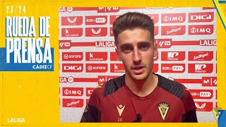 Navarro quotToca aprender de los errores y pensar ya en el siguiente partidoquot  Cádiz Club de Fútbol [upl. by Roane929]