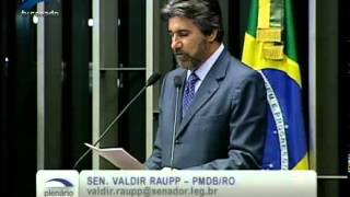 Valdir Raupp PMDBRO apresenta propostas da Executiva Nacional do PMDB [upl. by Airelav]