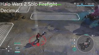 Halo Wars 2 Firefight Solo Wave 100 Decimus [upl. by Pancho]