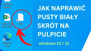 Jak naprawić puste białe ikony skrótów na pulpicie w Windows 10 i 11 [upl. by Rihana593]