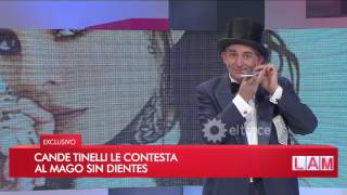 Cande Tinelli grabó un audio a pedido del Mago sin dientes [upl. by Ettenahc]