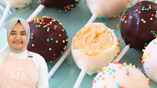 Use these HACKS for perfect CAKE POPS Easy cake pop recipe [upl. by Millar383]