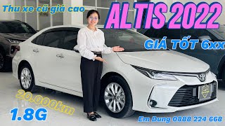 Corolla Altis 18G 2022 lướt giá tốtThu mua ô tô cũ Tphcmxe cũ toyota [upl. by Sisenej]