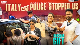 Italy లో Police ఆపేసారు😨ఎందుకుDarshan Gifted me a Bag😍Shopping in RomeDay2amp3 in RomeJuhith [upl. by Rundgren]