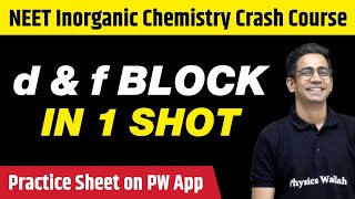 d amp f BLOCK in One Shot  All Concepts Tricks amp PYQs Covered  Class 12  NEET [upl. by Ylsew]