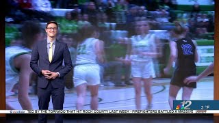 Mosinee at Rhinelander Girls Basketball Highlights 21624 [upl. by Udelle]