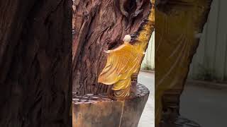 😍Redwoodworksculpture wood R7 woodr7 redwoodwoodartwoodworkwoodcraft wood woodcarvingfyp [upl. by Warram]