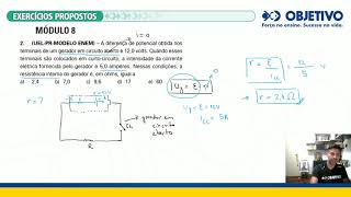 Geradores Elétricos  Exercícios Resolvidos [upl. by Cromwell]