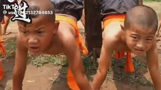 Kung Fu wushu Shaolin monks training extraordinary omg extreme stunts strongman hard qigong [upl. by Bondie69]