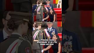 La Princesa Leonor preocupada al ver a su mamá con dolor princesaleonor leonor letizia [upl. by Krall]