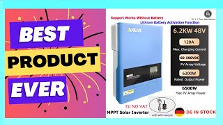 Hybrid Solar Inverter 62KW Pure Sine 48V OnOff Grid Solar Inversor 230VAC [upl. by Ahseekan]