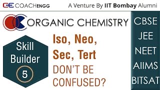 Sec Tert Iso Neo  Nomenclature Branched Substituents  JEE  NEET  CBSE [upl. by Ailat]