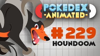 Pokedex Animated  Houndoom [upl. by Rodger]