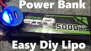 DIY Power Bank step by step LIPO Portable USB Charger [upl. by Laraine]