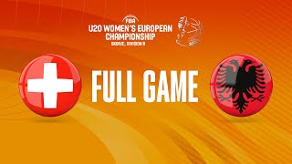 Switzerland v Albania  Full Basketball Game  FIBA U20 Womens European Championship 2022  Div B [upl. by Raddi]