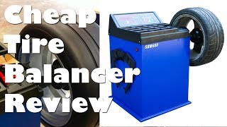 Cheap Tire Balancer 680 Machine Unboxing Test and Review [upl. by Jonell]