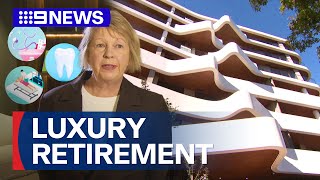 New luxury retirement village looking to lure fresh retirees  9 News Australia [upl. by Anni]