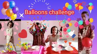 balloon🎈 challengesGame challenge💪eshalkhan638 [upl. by Aikram748]