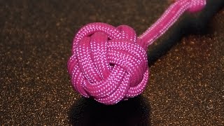 Paracord Ball knüpfen Anleitung auch für Anfänger deutsch [upl. by Kellen]