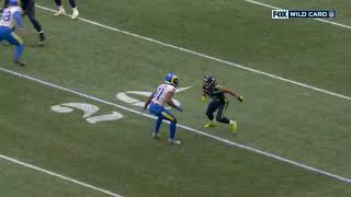 Tyler Lockett makes amazing onehanded catch  Seattle Seahawks vs Los Angeles Rams [upl. by Edrock]