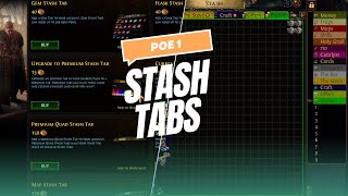 Stash Tabs In Path Of Exile [upl. by Ybreh]