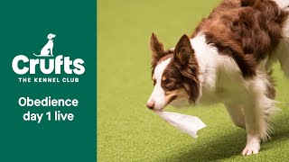 Crufts Obedience Live  InterRegional Rally amp Obreedience  Crufts 2022 [upl. by Lawton38]