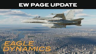 DCS FA18C Hornet  EW Page Changes [upl. by Berkly]