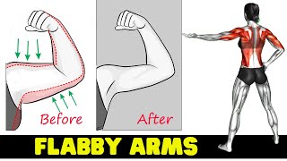 8 MIN BAT WINGS WORKOUT  Get rid Flabby Triceps  Beginner  No Equipment  No Rep [upl. by Zailer]