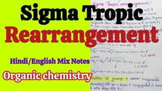 Sigma Tropic Rearrangement in Hindi Notes  MSc 2Sem Organic Chemistry in Hindi Notes [upl. by Adil]