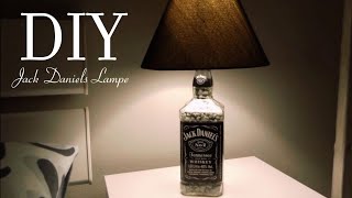 DIY Jack Daniels Lampe selber bauen Anleitung Tutorial Deutsch [upl. by Noguchi]