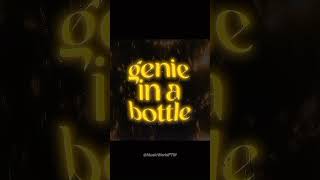 Relive the Magic of quotGenie in a Bottlequot Lyrics Edit GenieInABottle ChristinaAguilera viralshorts [upl. by Adai877]