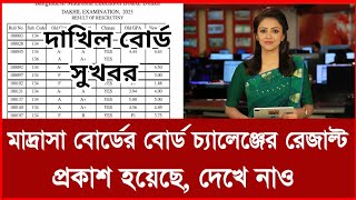 Board Challenge Result Ssc 2023  মাদ্রাসা বোর্ডের বোর্ড চ্যালেঞ্জের রেজাল্ট ২০২৩  Dhakil  Madrasa [upl. by Bennink73]