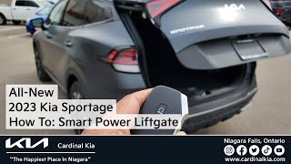 AllNew 2023 Kia Sportage  How To Use Your Smart Power Liftgate [upl. by Weinberg]