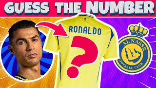 GUESS THE PLAYERS NUMBER  FOOTBALL QUIZ [upl. by Lakim777]