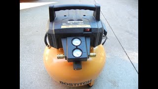 BOSTITCH Pancake Air Compressor Review  Reliable Power for Your Projects 2024 [upl. by Rita]