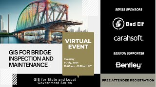 GIS for Bridge Inspection and Management [upl. by Maynard]