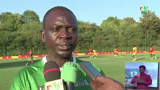 Match amical international Maroc vs Burkina  séance d’entrainement des Étalons en France [upl. by Nosrej793]