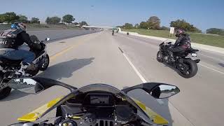 Bmw s1000rr vs Yamaha r1 who’s faster  Epic ending 🚨🚨 [upl. by Neeoma]