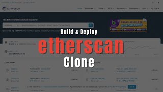 Build And Deploy Etherscan Clone  Best Web3 project To Master Decentralized Data  Etherscan Clone [upl. by Lois779]