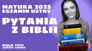 Pula Jawna Biblia pytania 1–3 matura2025 [upl. by Elma]