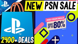 GIGANTIC NEW PSN SALE LIVE NOW Mid Year Deals Sale  2400 Deals NEW PlayStation Game Deals [upl. by Chirlin617]