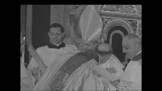 Pope Paul VI creates new Cardinals Public Consistory in St Peters Basilica 1965 [upl. by Yenreit]