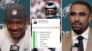 🔥 Eagles QB Jalen Hurts on Fire What’s the Difference in Eagles QB JalenHurts [upl. by Slyke252]