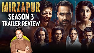 Mirzapur Season 3 Trailer Honest Review  Pankaj Tripathi Ali Fazal Vijay Varma  MensXP [upl. by Marlen]