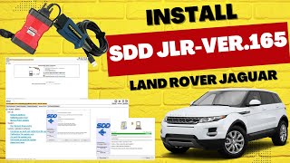 How to install JLR SDD Version165 Jaguar Landrover 2024 [upl. by Ellennoj]