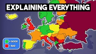 The EUROPE Explained in 30 Maps even for Europeans [upl. by Galatia142]